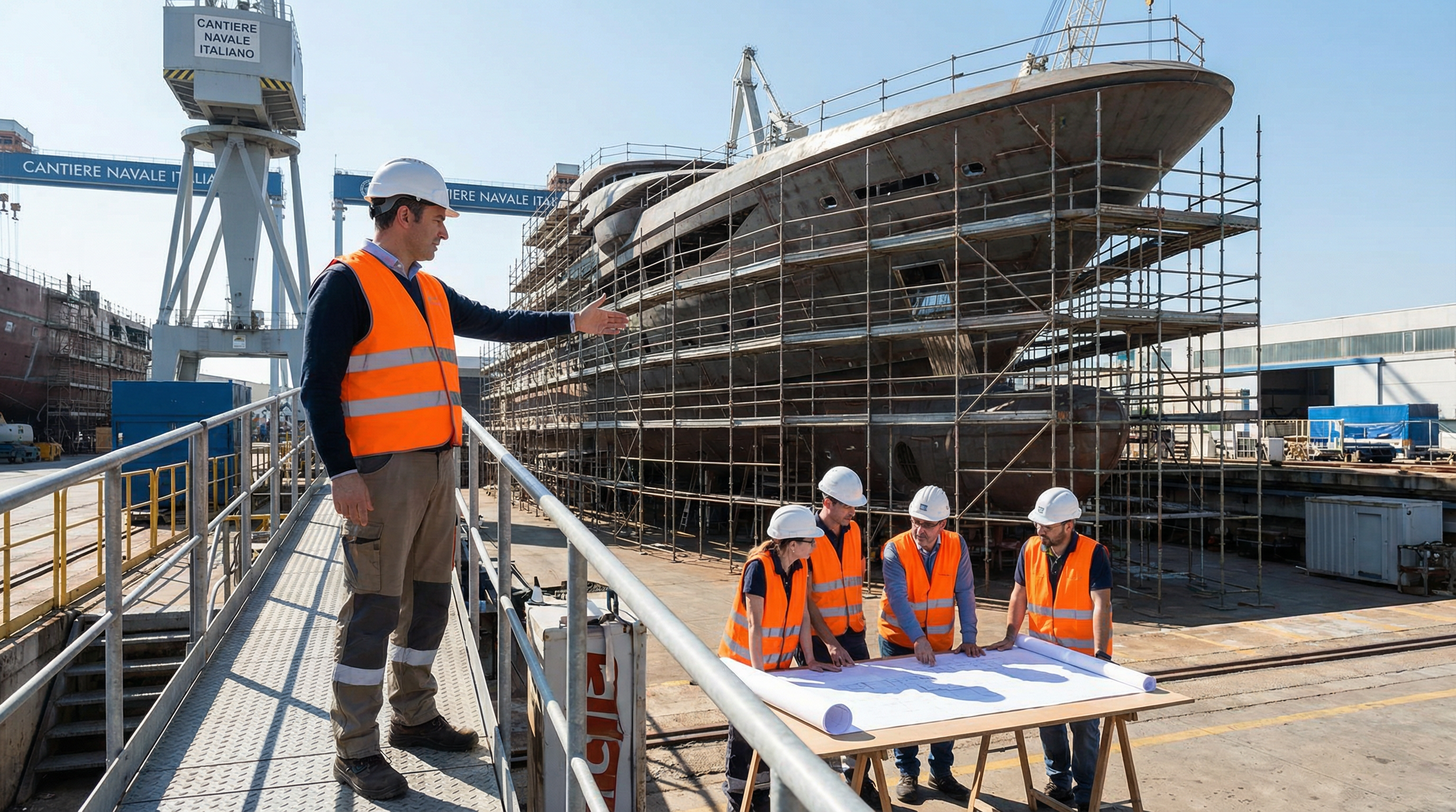 Naval Engineer in Shipyard